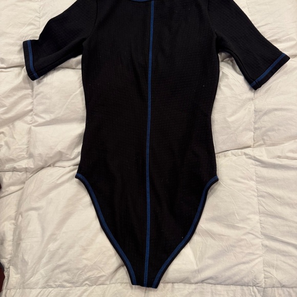 Black Proenza Schouler short-sleeve bodysuit - Picture 2 of 3